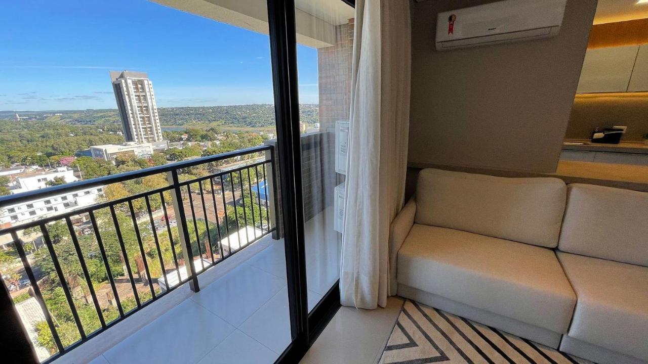 Apartamento Studio no último andar no CENTRO de FOZ com vista para o rio Paraná Foz do Iguaçu Exterior foto